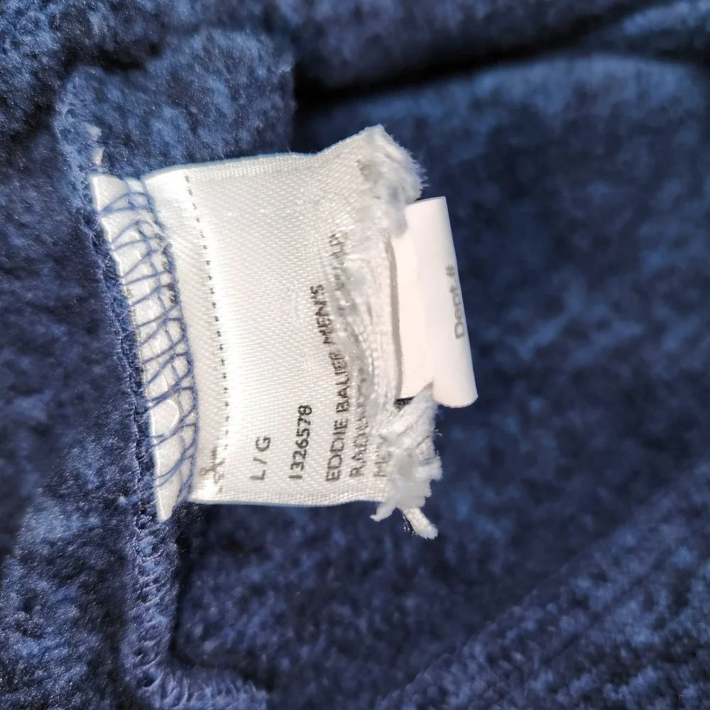 Eddie Bauer Fleece Lined‎ Mid-Weight Pullover Sweatshirt Men's Size L